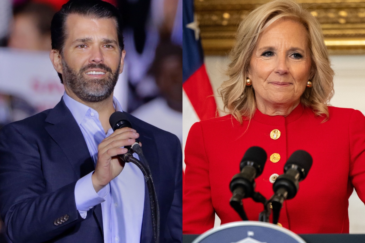 Donald Trump Jr Mocks Jill Biden Following Her Husband's Prostate(00)