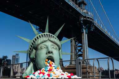 ‘Mouth of America’: How this likeness of the Statue of Liberty filled