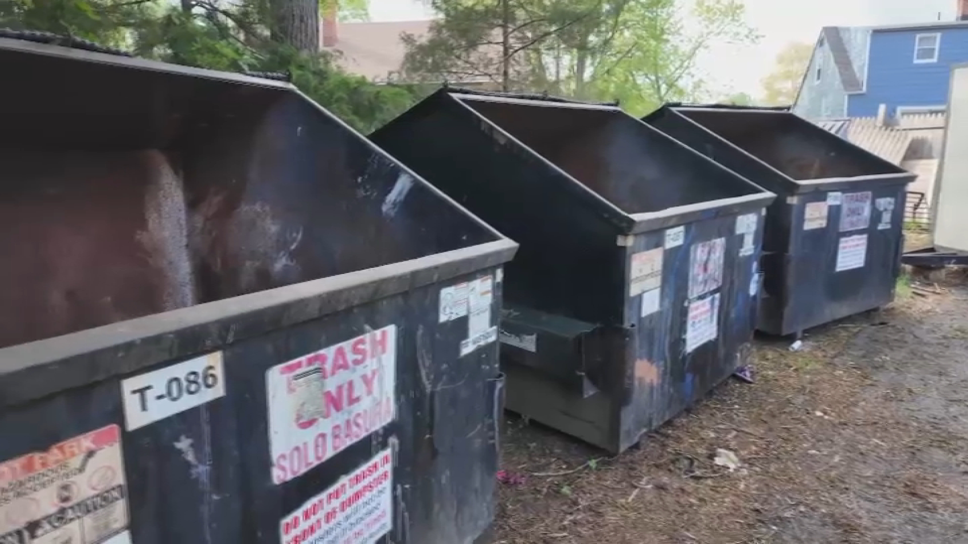 Police arrest woman accused of dumping dog in trash outside NJ apartment