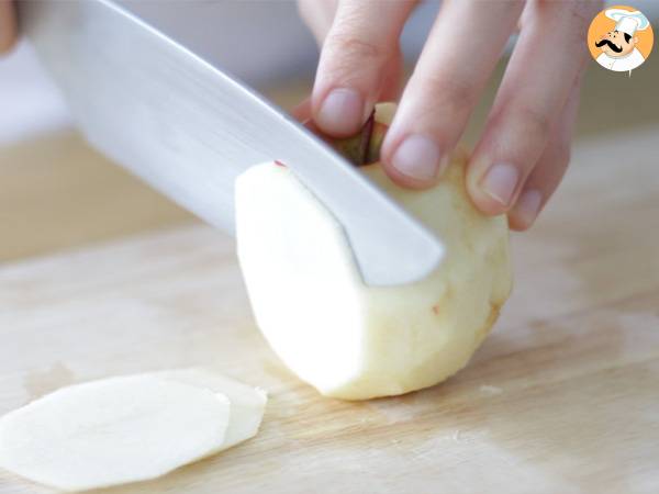 Unsichtbarer apfelkuchen