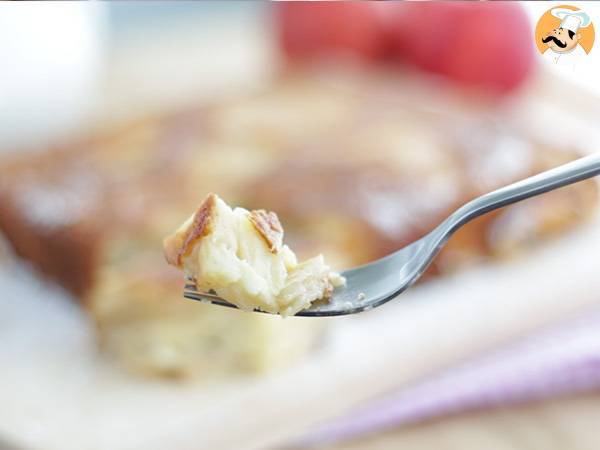 Unsichtbarer apfelkuchen