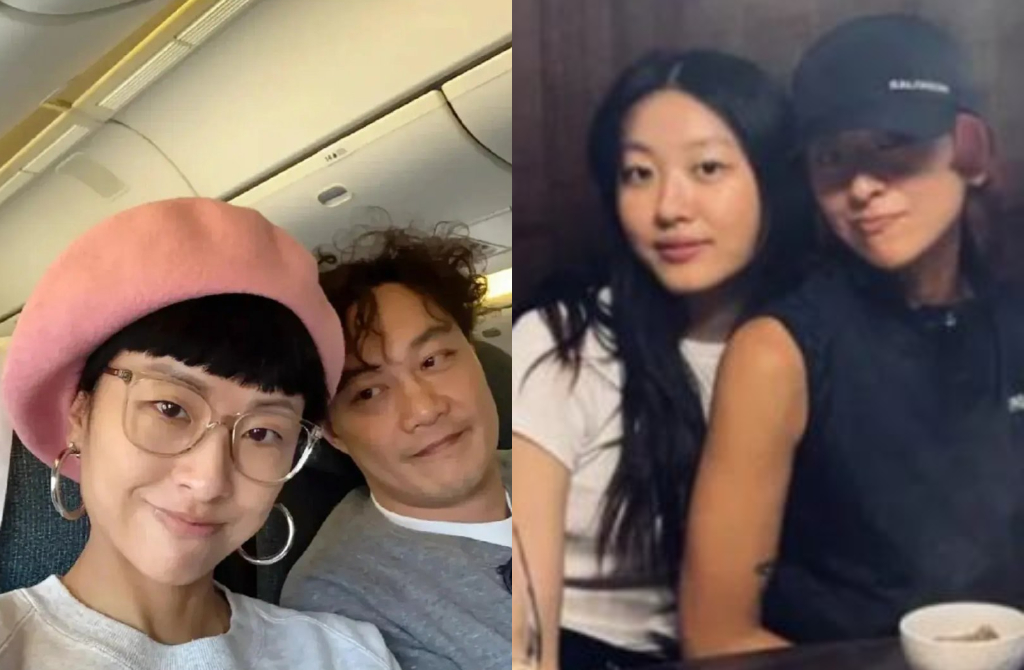 陳奕迅20歲女兒陳康堤（右圖白衣）傳將出道。（圖／IG@hilaryxtsui、lok666）