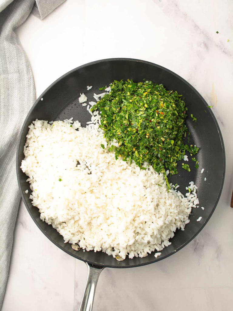 Chimichurri rice