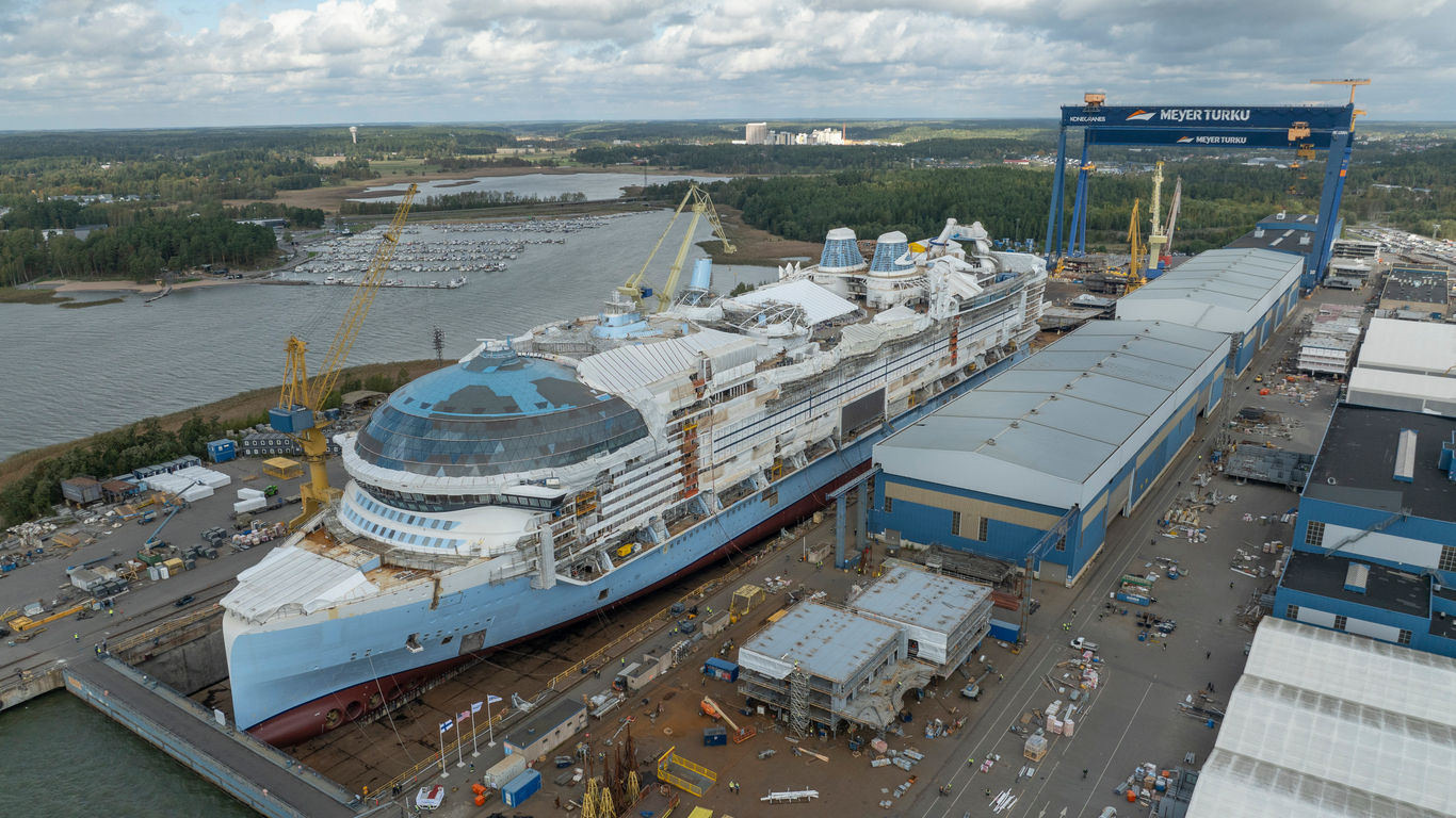 Royal Caribbean S New Ship Star Of The Seas Starts Sea Trials