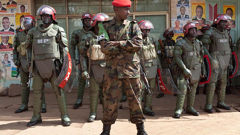 Uganda's military deployed in national capital before presidential election