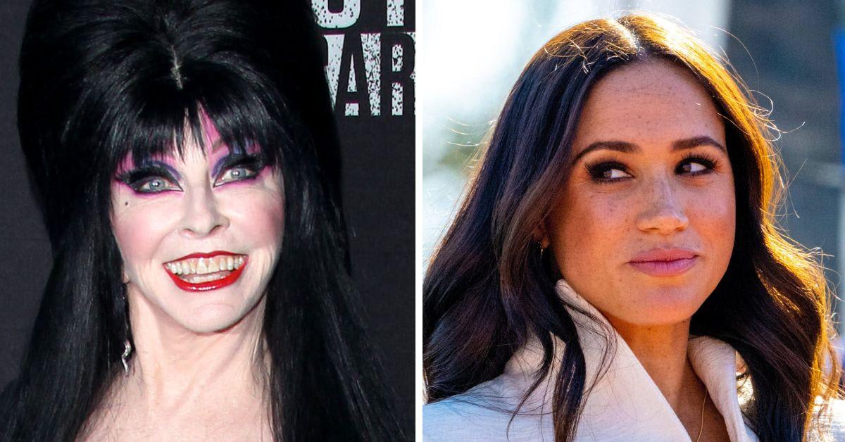 Elvira Blasts 'Princess' Meghan Markle After ExRoyal Reveals Hair Dye