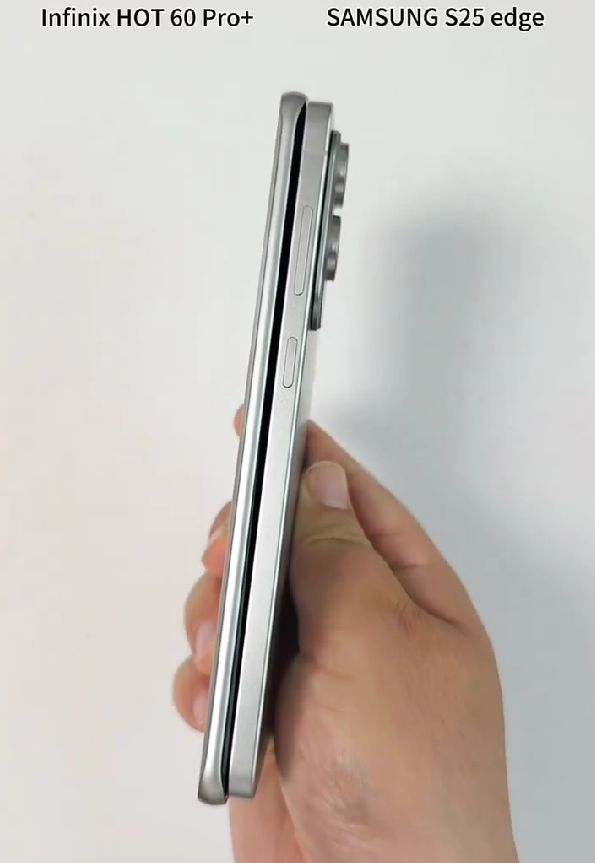 Infinix Hot 60 Pro+ Goes Head-to-Head with Samsung Galaxy S25 Edge in ...