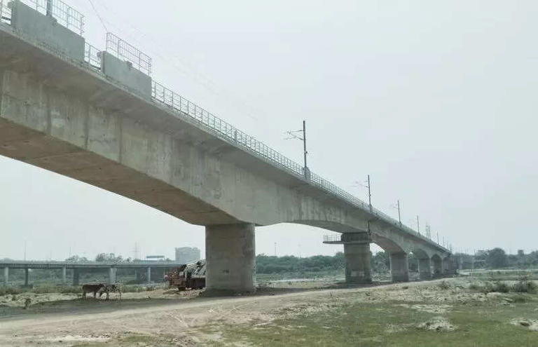5th Delhi Metro bridge over Yamuna joins 24 others along 22km river stretch