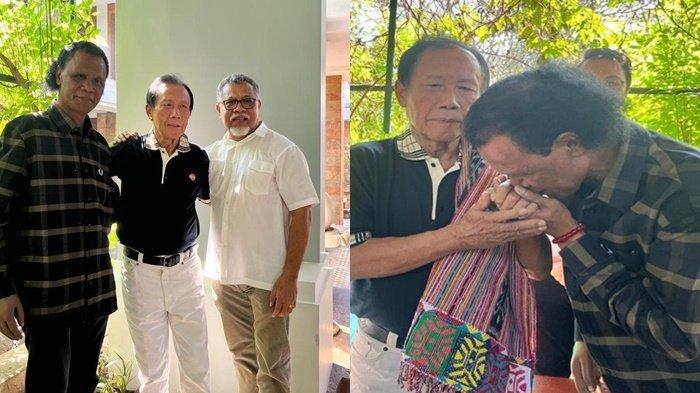 HERCULES MINTA MAAF- Hercules akhirnya mendatangi langsung kediaman Letjen TNI Purn, Sutiyoso di kawasan Cibubur, Jakarta Timur pada Rabu (28/5/2025), usai sempat berseru (KOMPAS.COM)