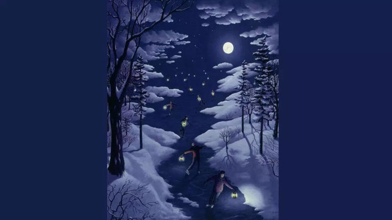 Optical illusion personality test: Stars, angels, or ice skaters? What ...