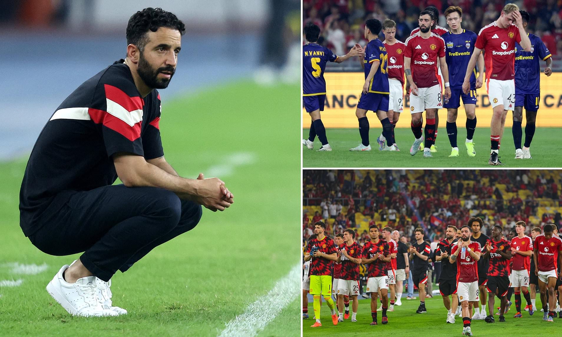 Furious Man United boss Ruben Amorim admits his team 'choke every game ...