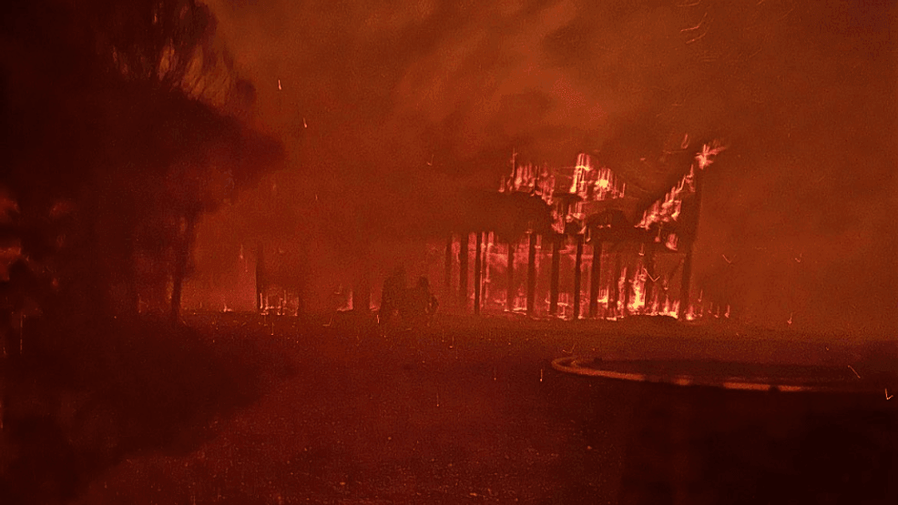 Firefighters battle early morning blaze in Indian Beach, multiple ...