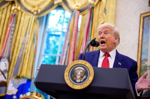 Trump erupts when asked about 'TACO trade' ― a new nickname mocking his  tariff approach