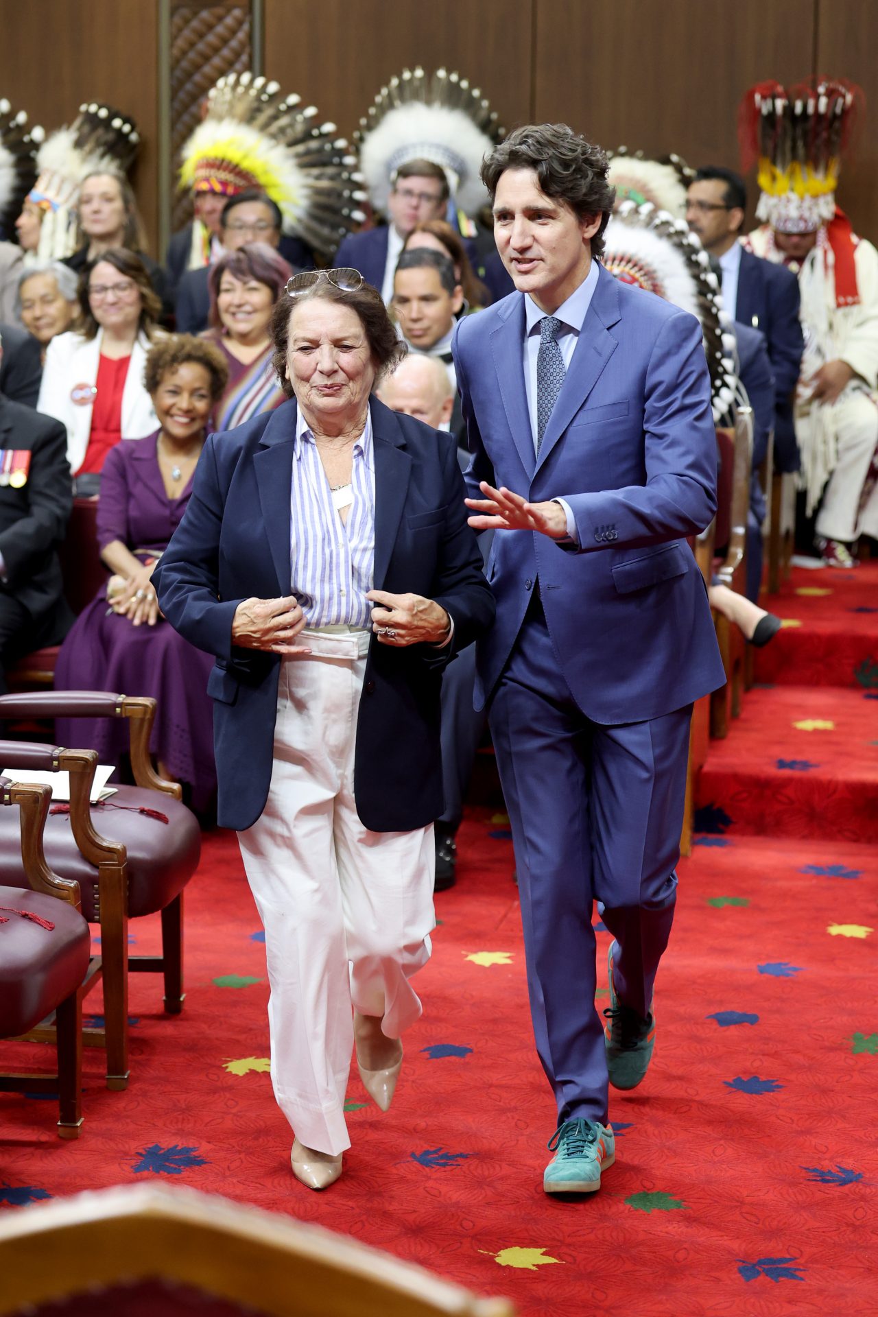 Justin Trudeau’s sneakers upstaged King Charles