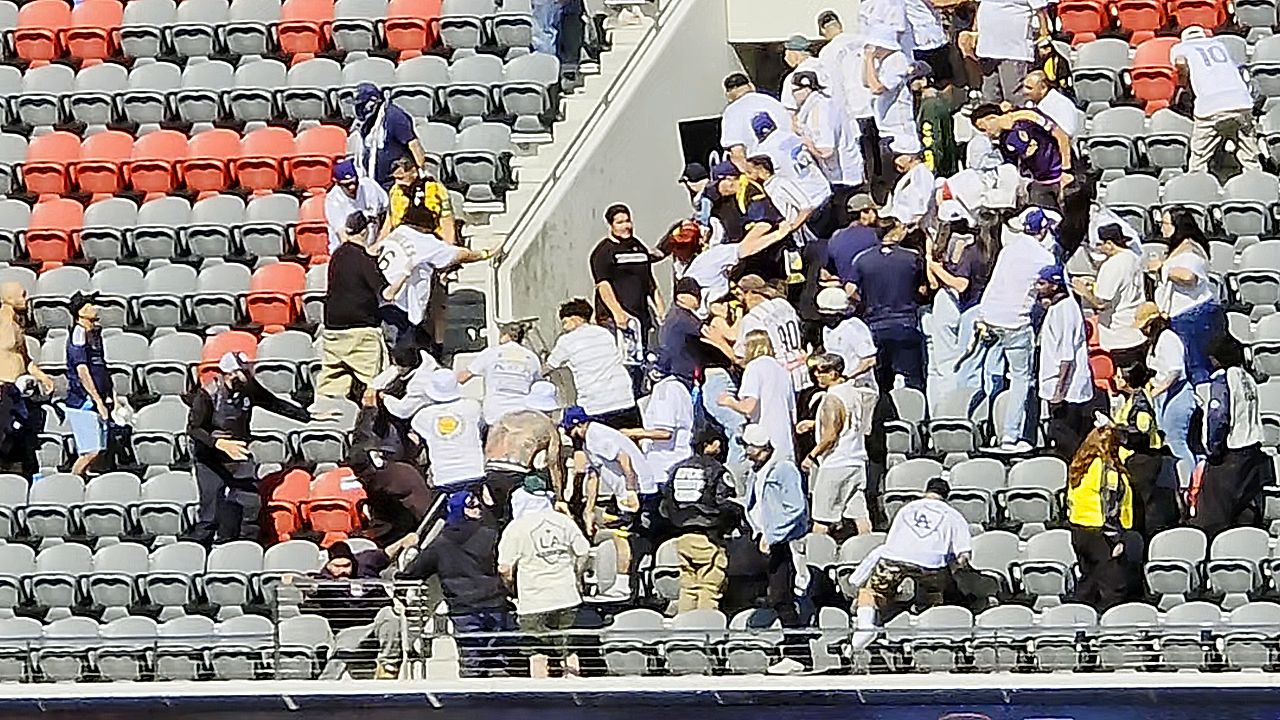 Brawl breaks out after San Diego FC vs LA Galaxy soccer match in San Diego