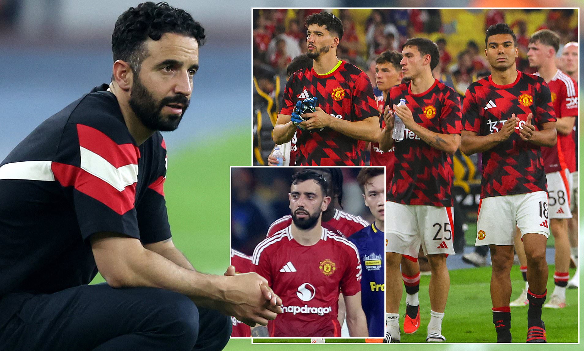 Furious Man United boss Ruben Amorim admits his team 'choke every game ...