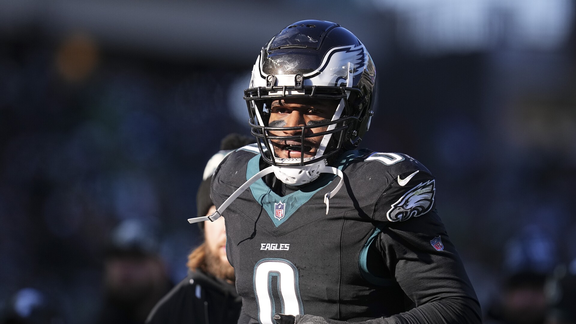 Bryce Huff has not been attending Eagles workouts