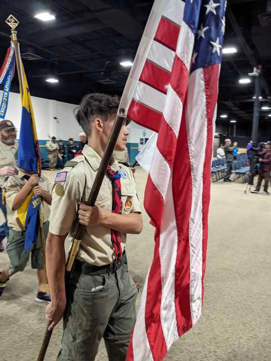 Color-bearing units sought for Massing of Colors event