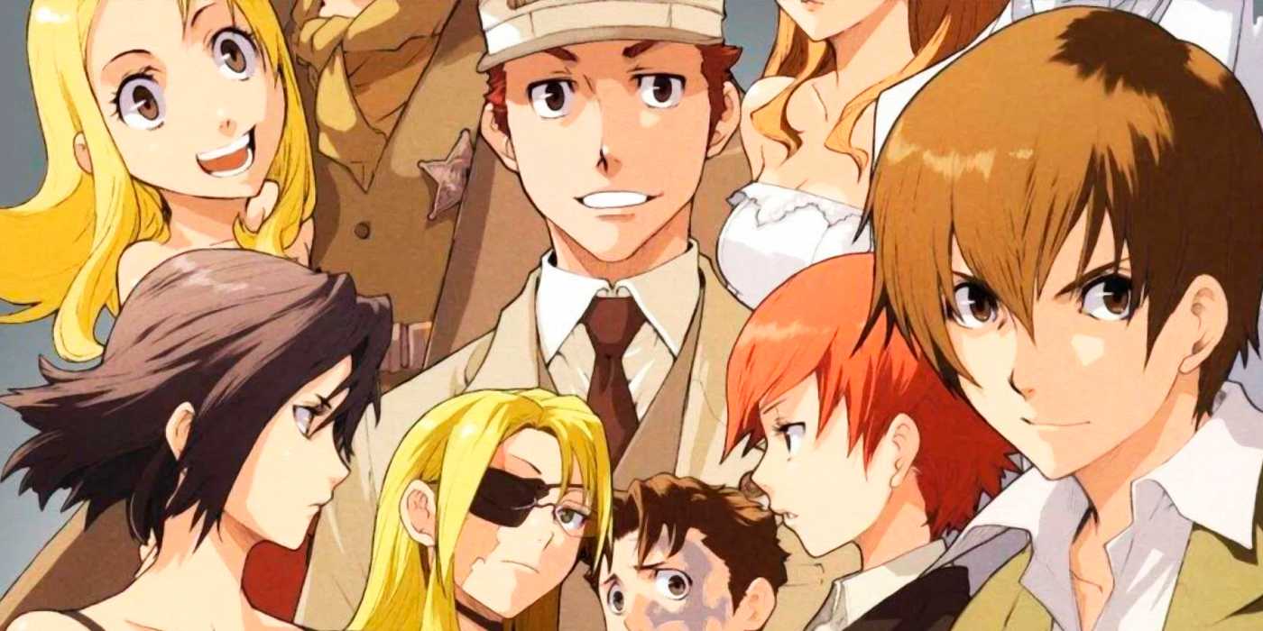 A poster for Baccano!.
