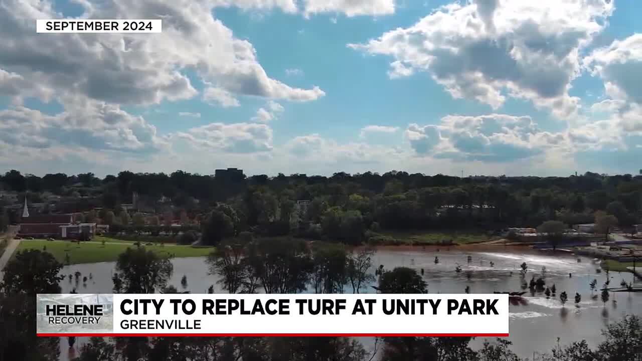 Greenville taking contractor bids to replace turf in Unity Park