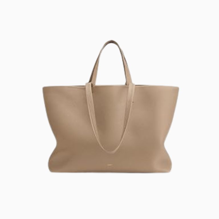 Faux Backpack Tote Leather Zip
