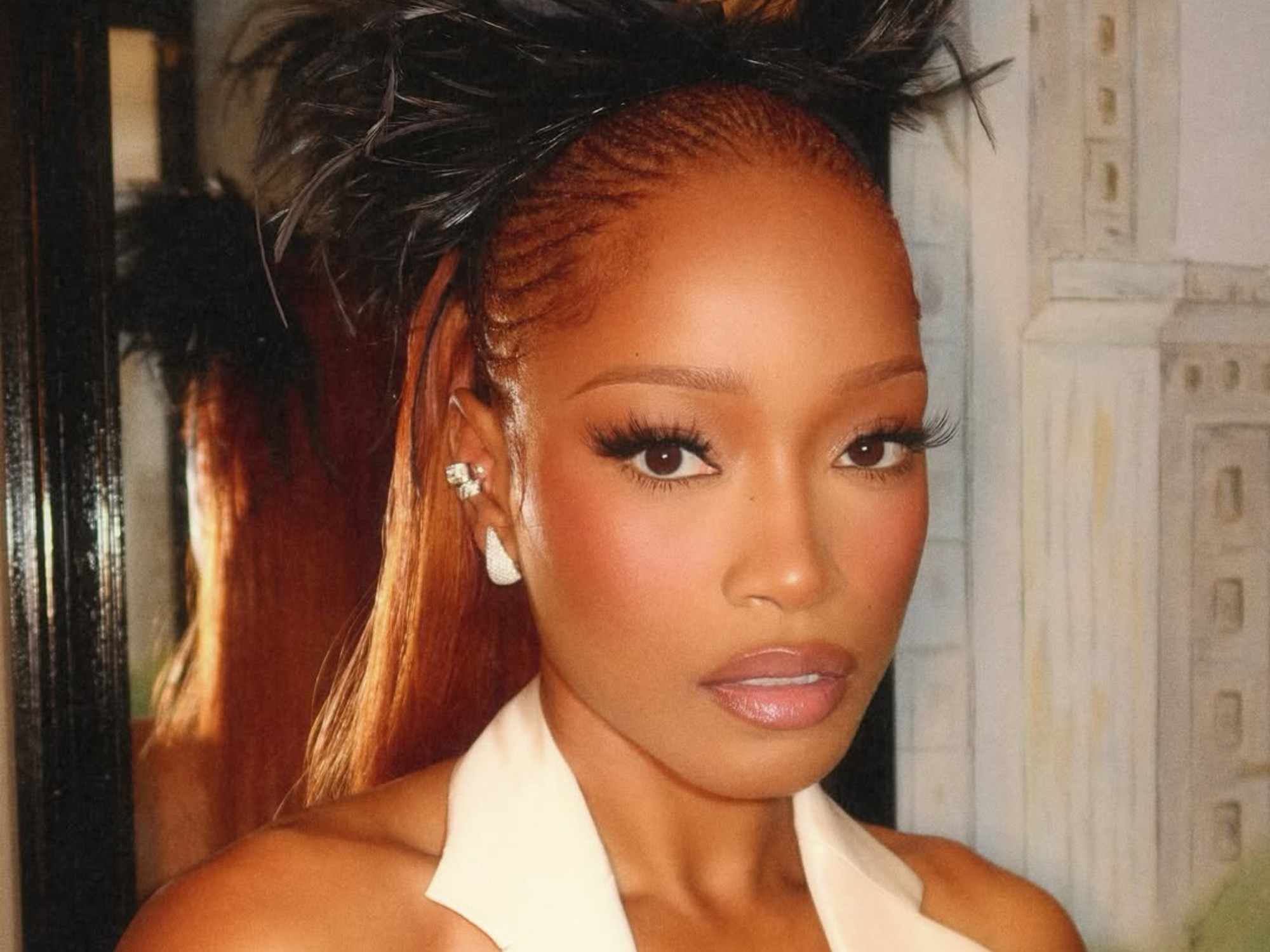 Keke Palmer's Long Copper Curls Prove the Red Hair Trend Is Here to ...