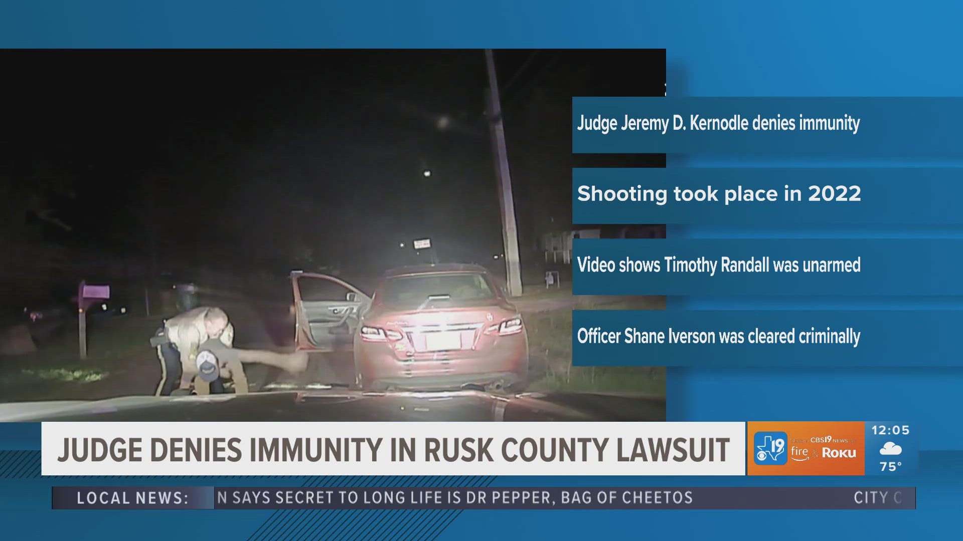 District judge affirms denial of qualified immunity for Rusk County ...