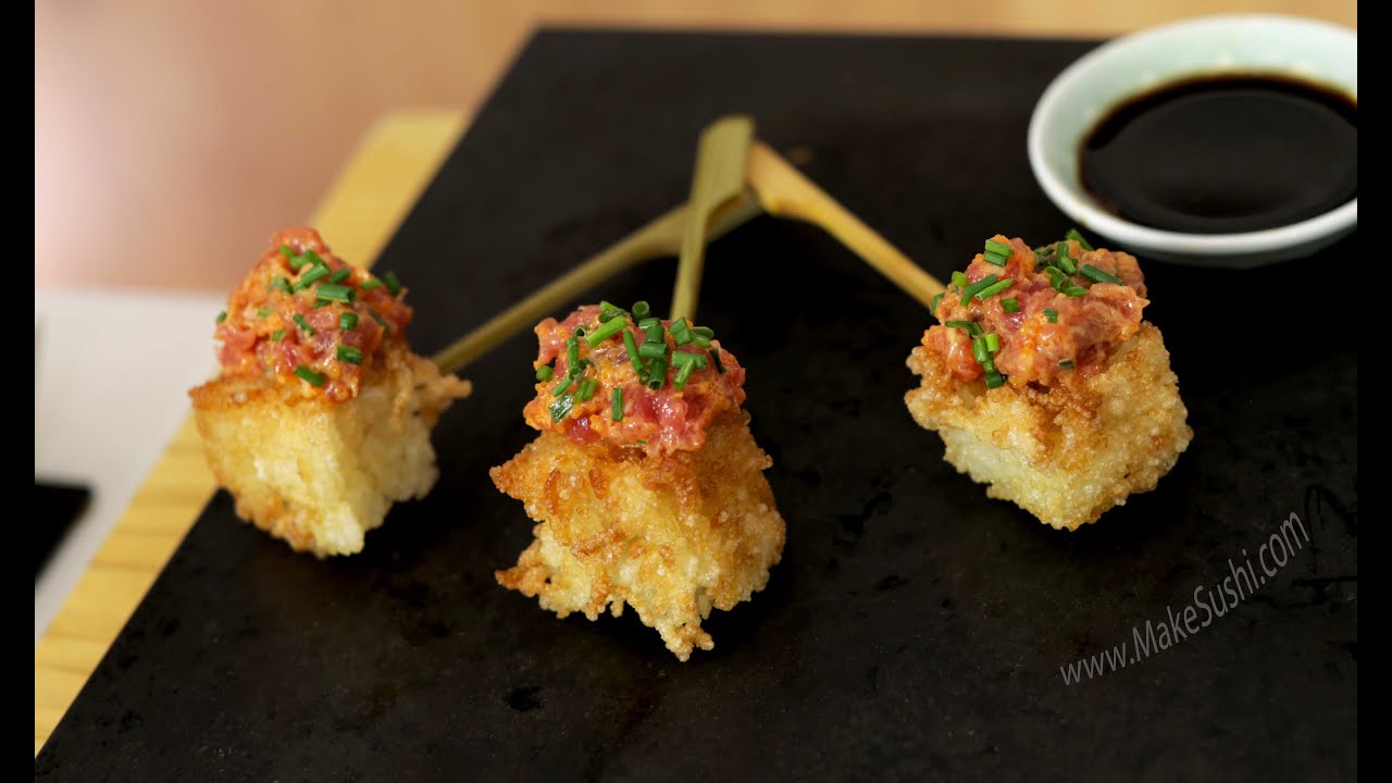 Crunch Meets Fresh: Crispy Rice Tuna Bites