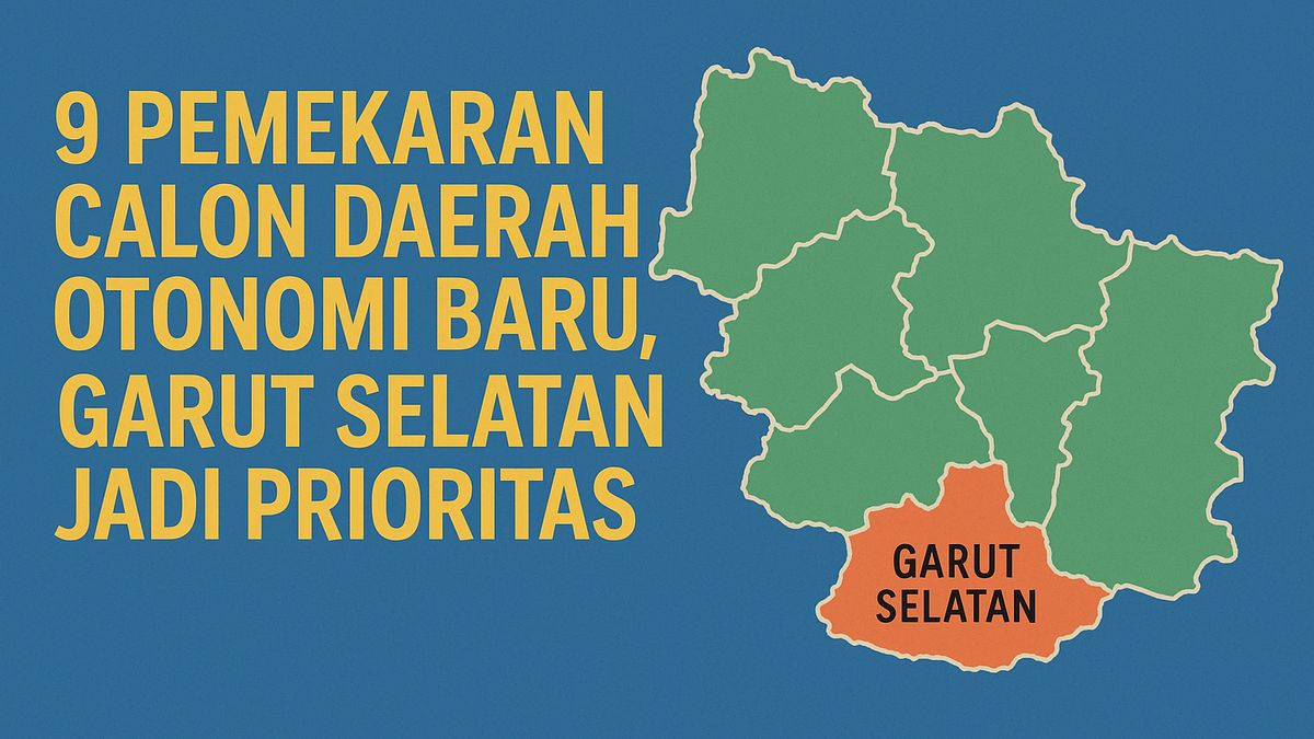 Disetujui Kementerian: 9 Usulan Pemekaran Baru Fokus ke Otonomi Garut Selatan