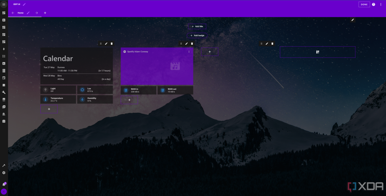 Dashboard editor in Home Assistant
