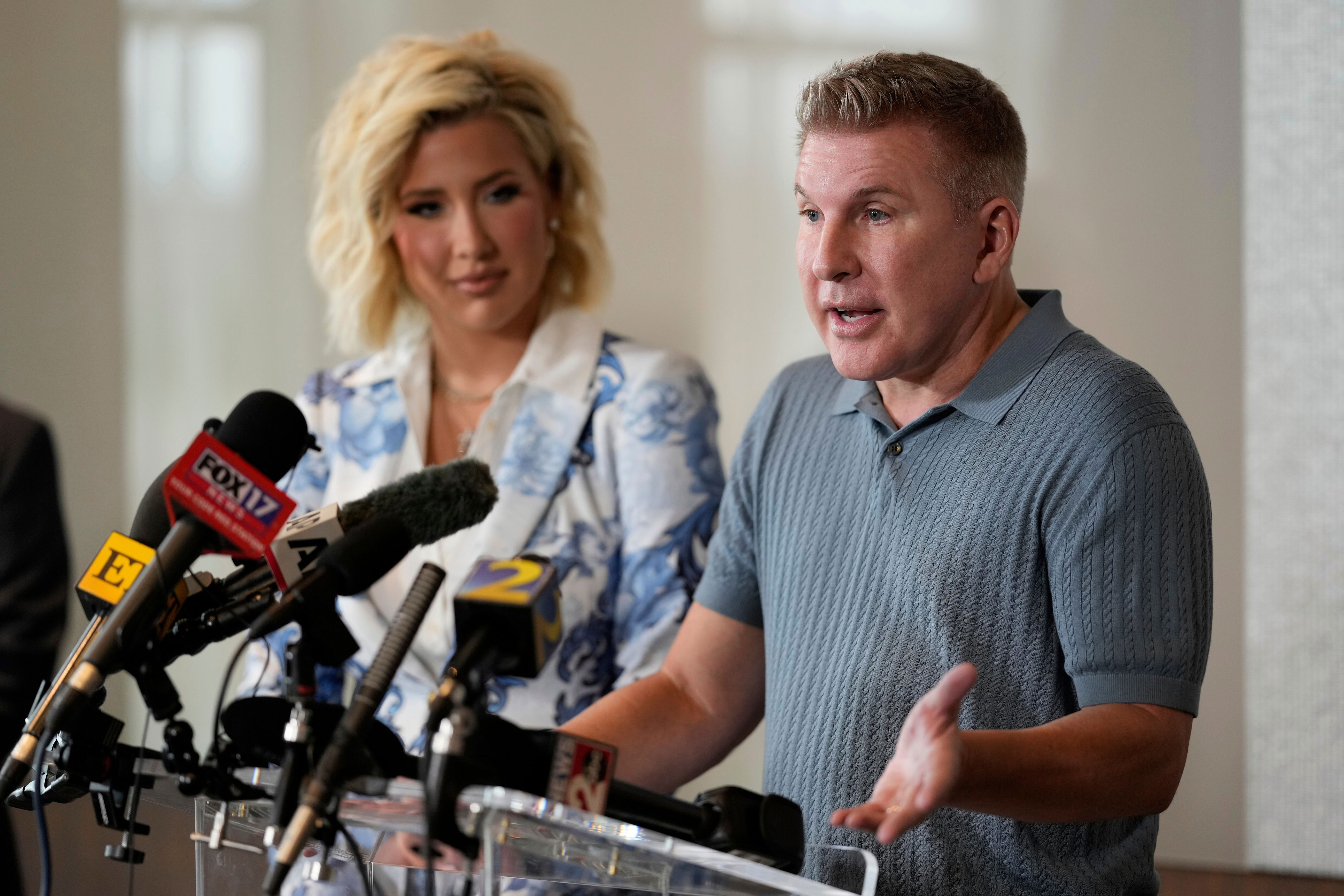 Julie Chrisley said she burst out crying when she learned Trump had ...