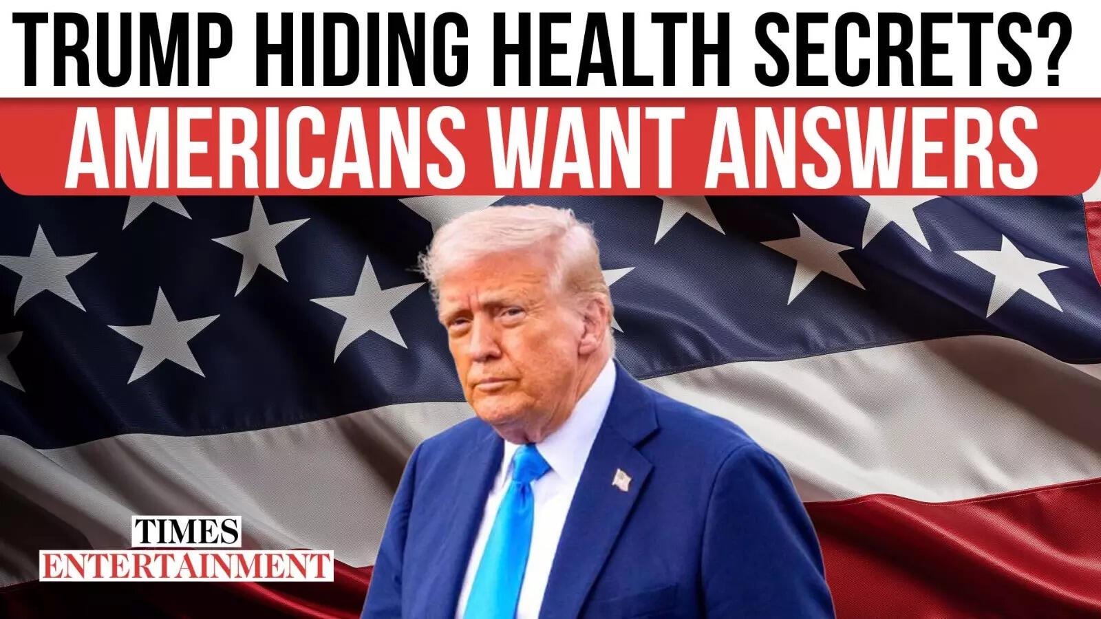 Trump’s Health Secrets EXPOSED? Nearly HALF of America Thinks Prez is