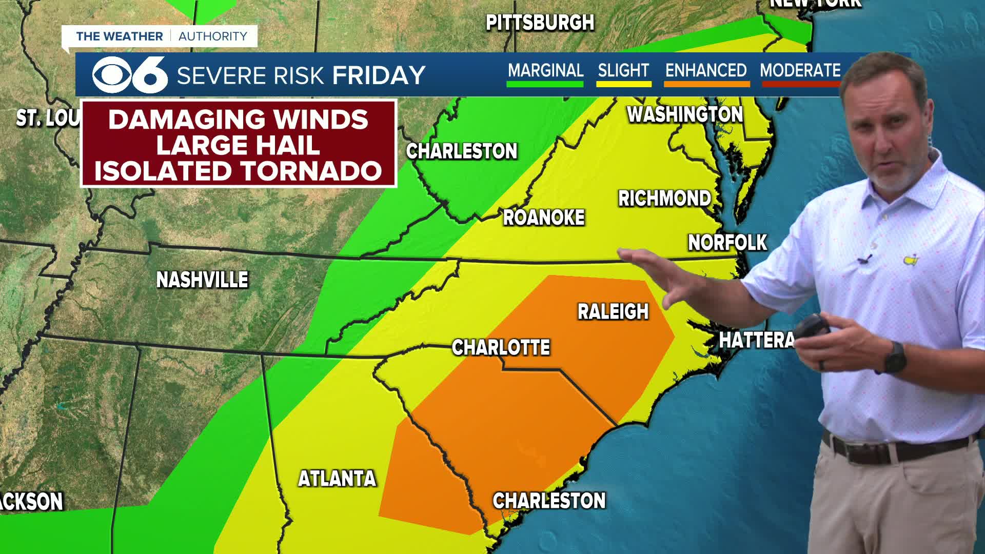 Zach's Friday Noon Wx Update