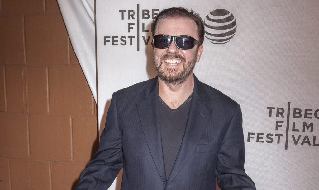 Ricky Gervais Receives Star on Hollywood Walk of Fame