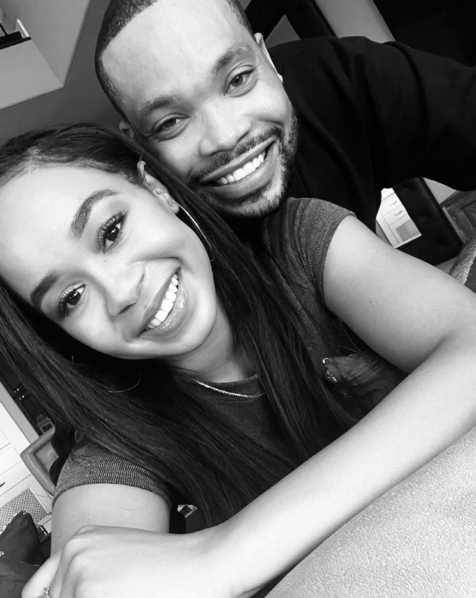 ‘Head over heels in LOVE with YOU,’ Eric captioned his first Instagram post with Jasmin (Instagram/@ericmurphy777)