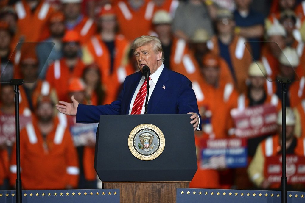 Trump says he’s doubling steel, aluminum tariffs to 50% starting next week