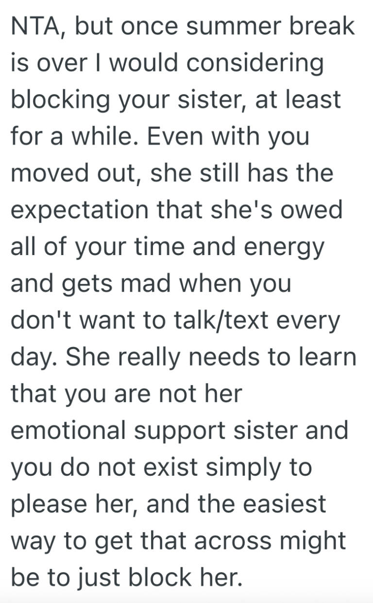 Her Sister Crossed Every Boundary Growing Up, So She Refuses To Sleep