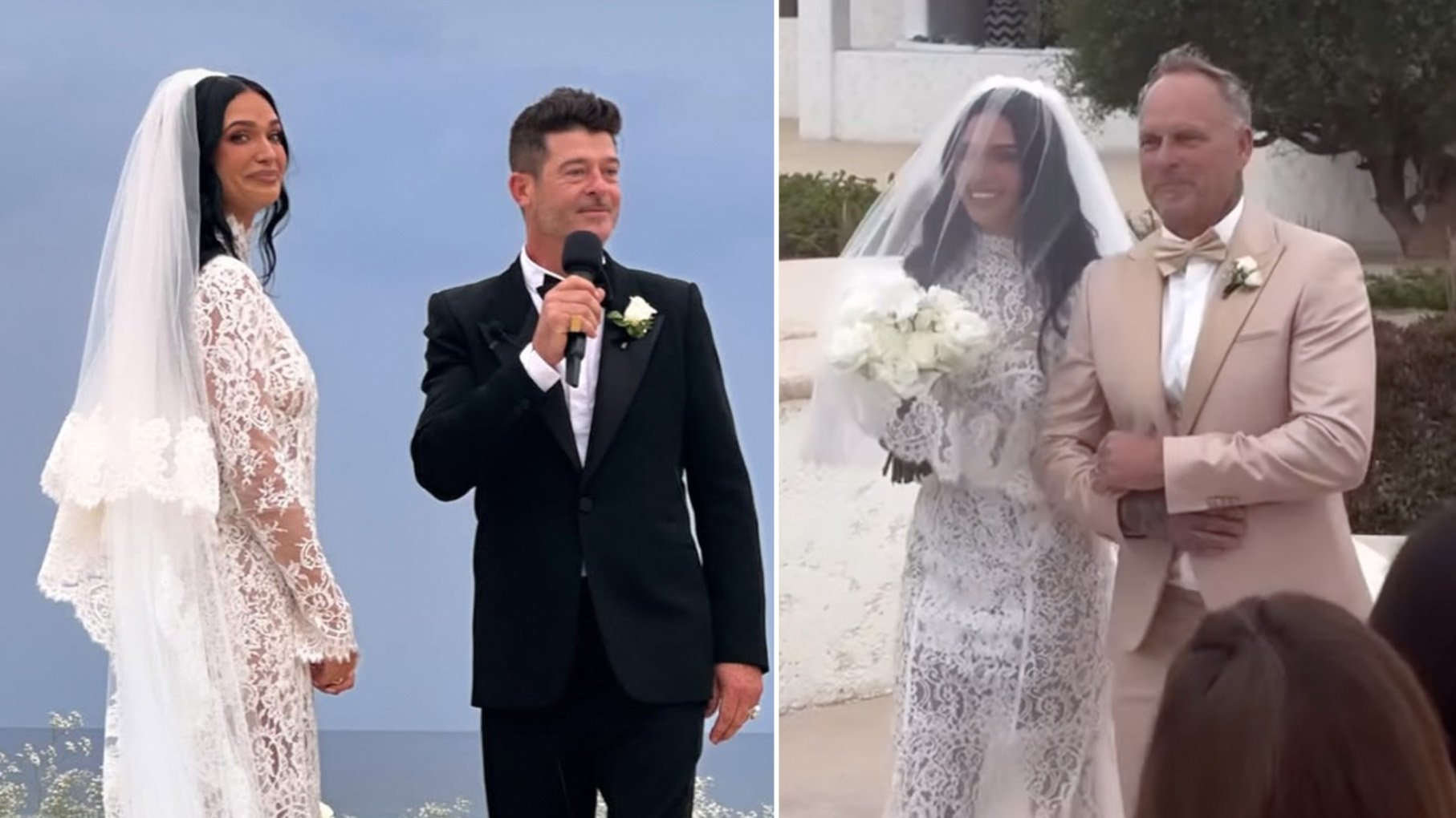 Robin Thicke, 48, ties the knot with model fiancée, 30, after seven ...