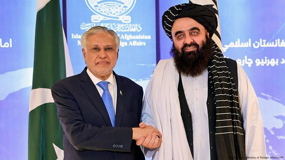 Pakistan's Foreign Minister Ishaq Dar met with a Taliban representative in April 2025