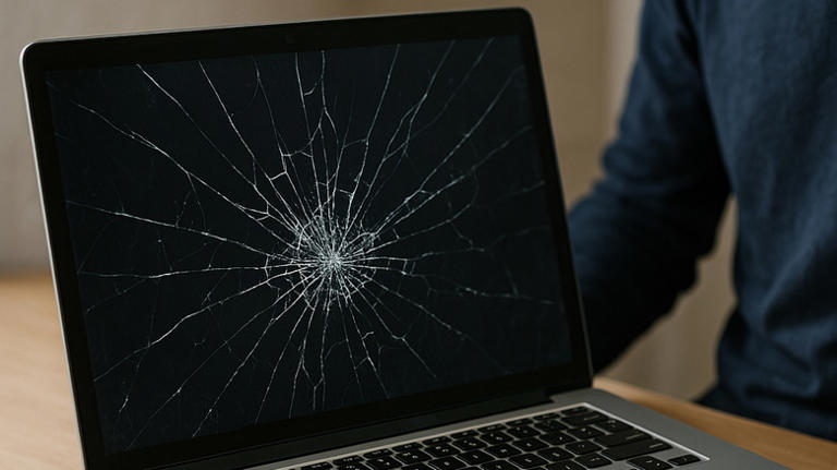 Broken screen on MacBook