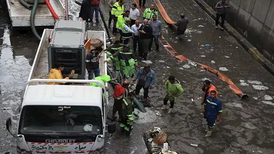 خسائر عاصفة الإسكندرية