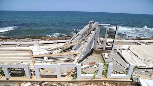 خسائر عاصفة الإسكندرية