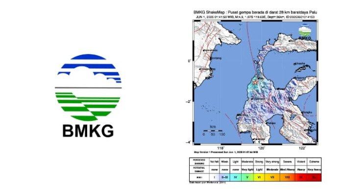 Gempa 4.9 Magnitudo Mengguncang Palu, Sulawesi Tengah - BMKG Update: Dalam Jajaran Getaran Mana?