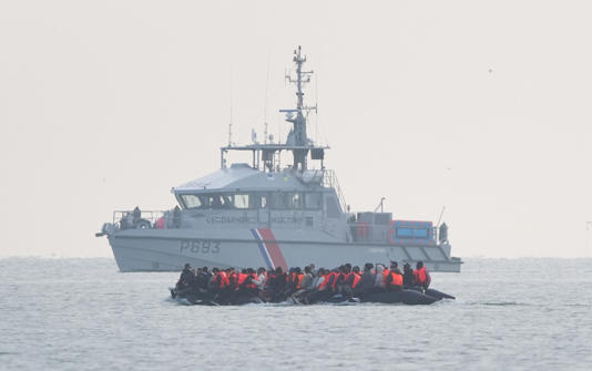 Yvette Cooper, the Home Secretary, has suggested the number of crossings has surged because of the higher number of good weather ‘red days’ so far this year - Gareth Fuller/PA