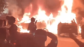 Paris Riot! Driver Rams Into Celebrating PSG Fans, Cars Burnt, Police ...