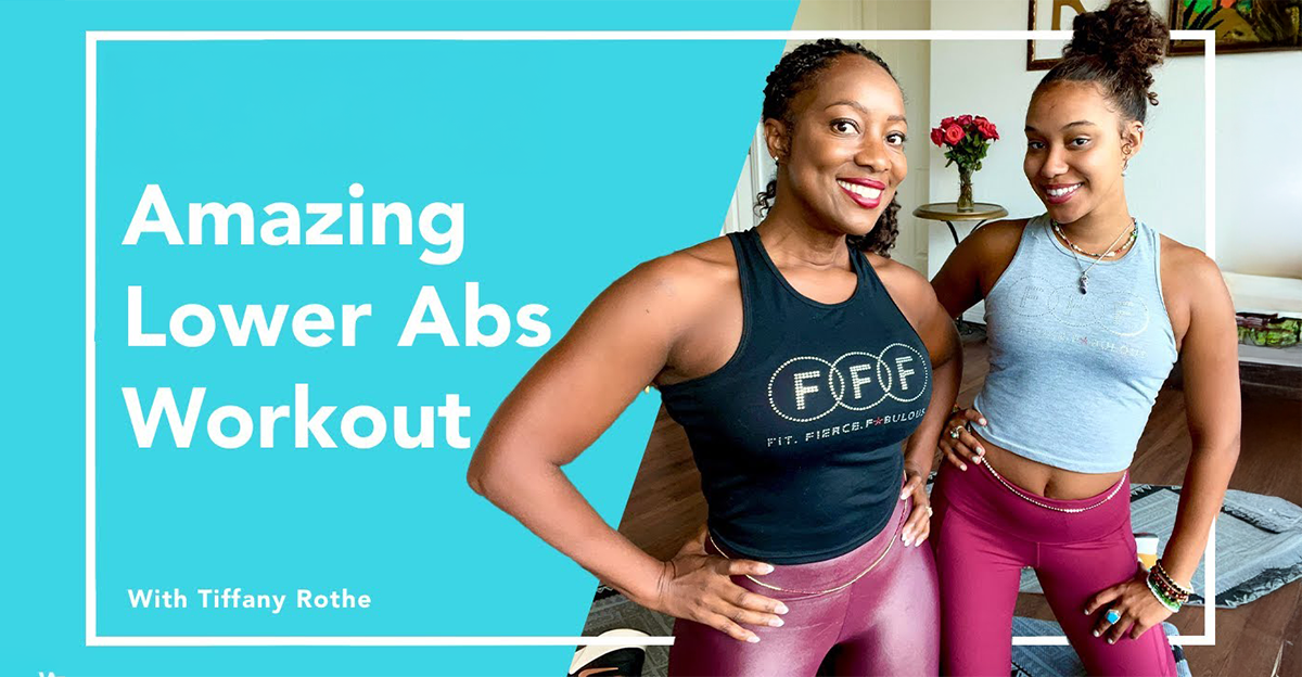 10 Min Amazing Lower Abs Workout with Milan and Tiffany Rothe
