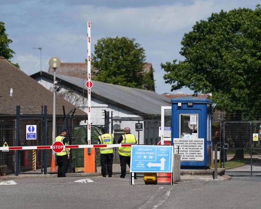 Home Office officials have admitted they lost their grip on the situation at the Manston detention centre in Thanet, Kent. Photograph: Gareth Fuller/PA