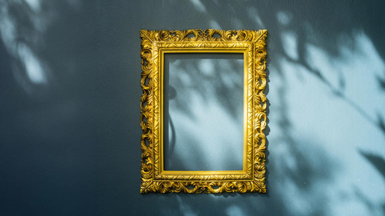 Transform Your Favorite Vintage Frame Into A Functional Shelf With A ...