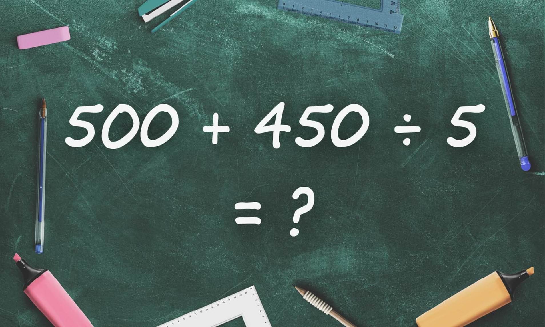 Simple looking math problem leaves people stumped - can you get the ...