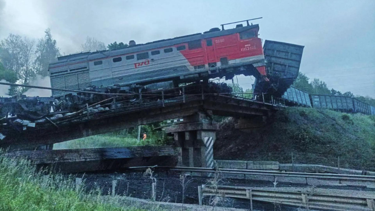 Seven killed after bridges collapse onto train in Russian region near Ukraine border: What we know so far